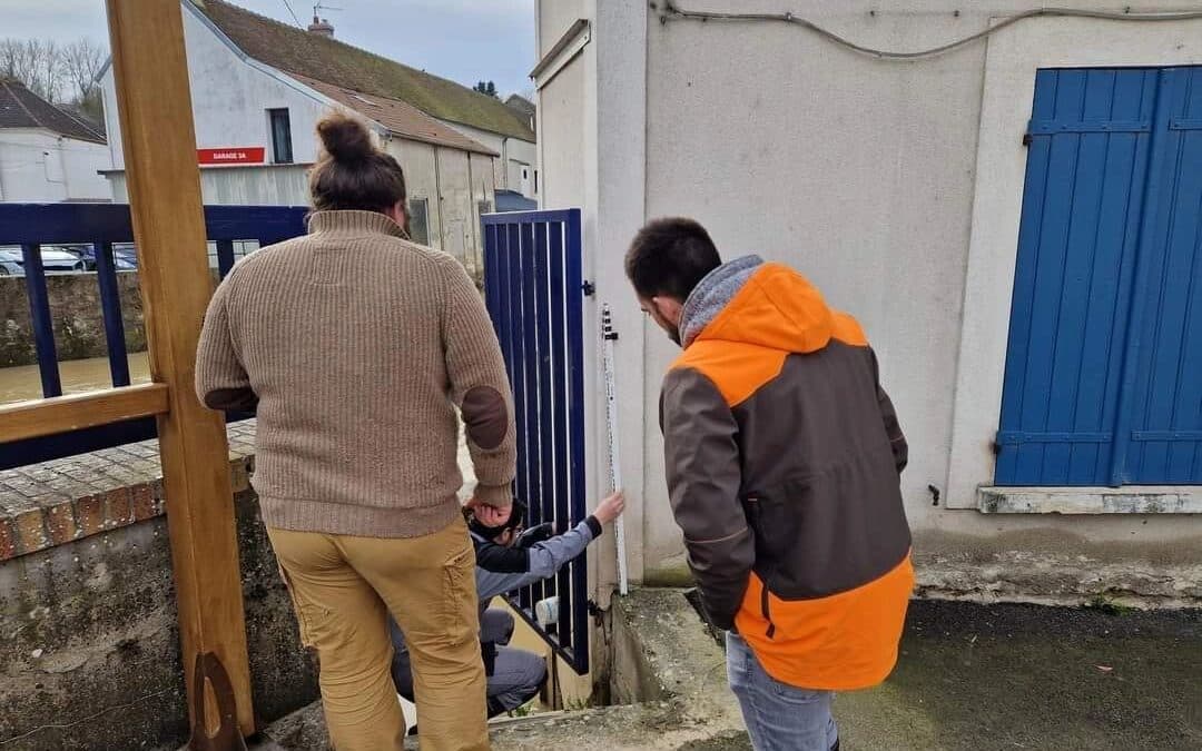 INONDATIONS – Relevés de laisses de crues sur les Morin