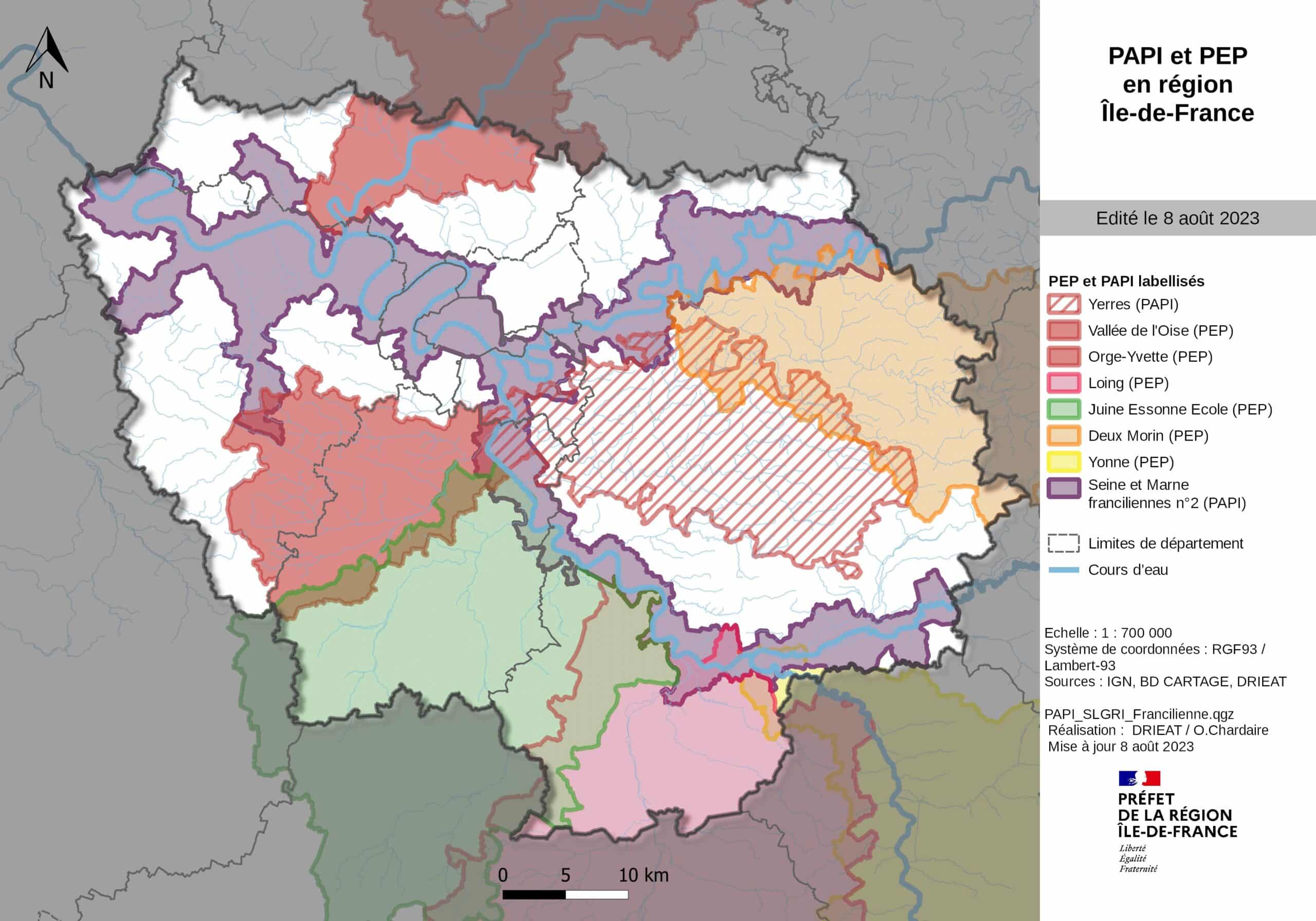 carte papi pep ile de france