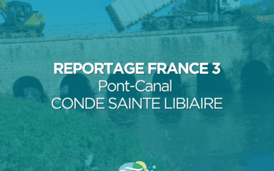 FRANCE 3 : Reportage sur le Pont-Canal de CONDE-SAINTE-LIBIAIRE
